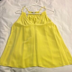 Joie yellow silk blouse